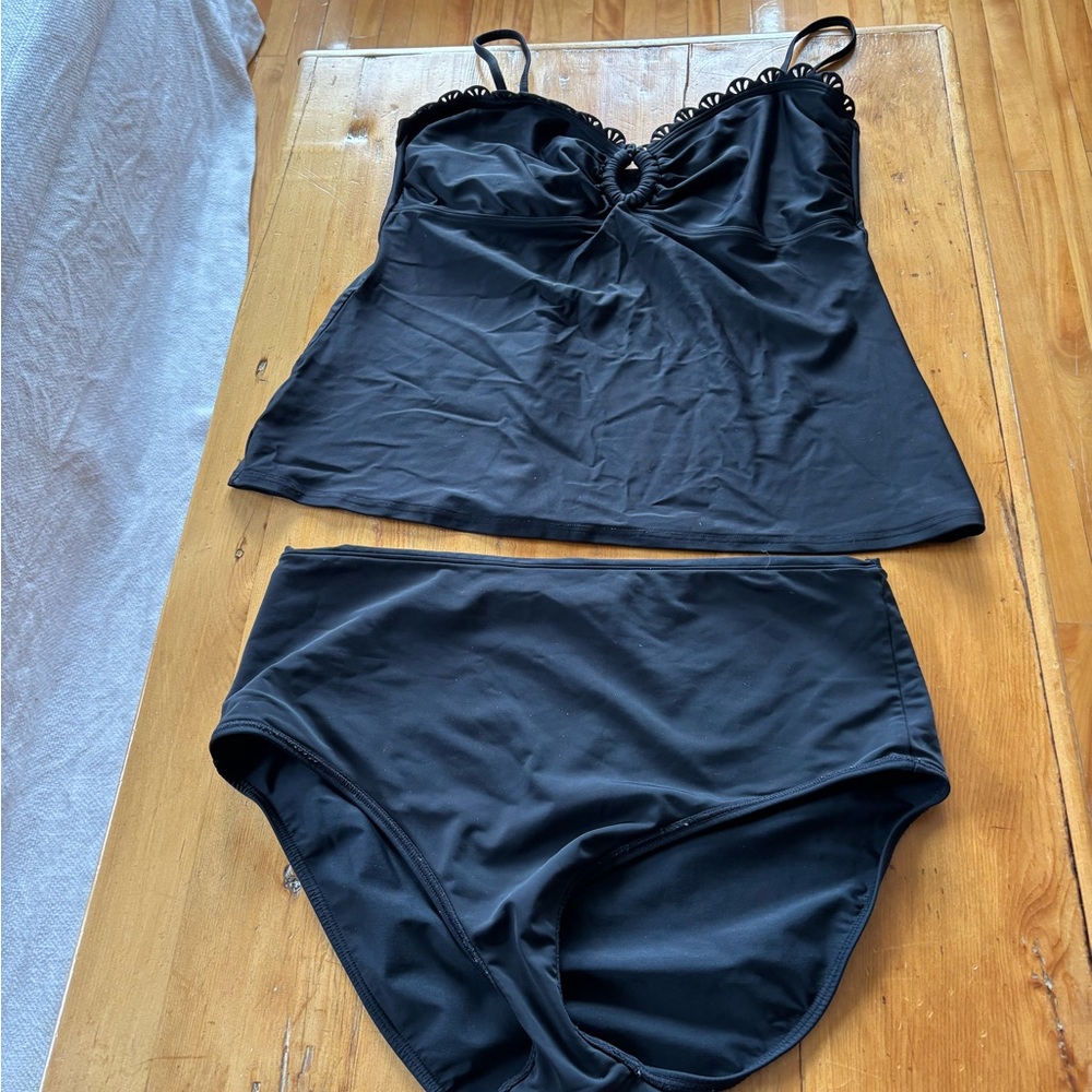 Elegant Black Women's Swim One Piece